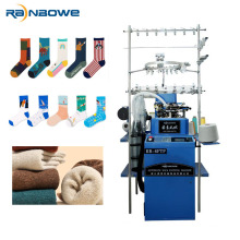 high terry baby automatic circular computerized socks knitting machine for making
